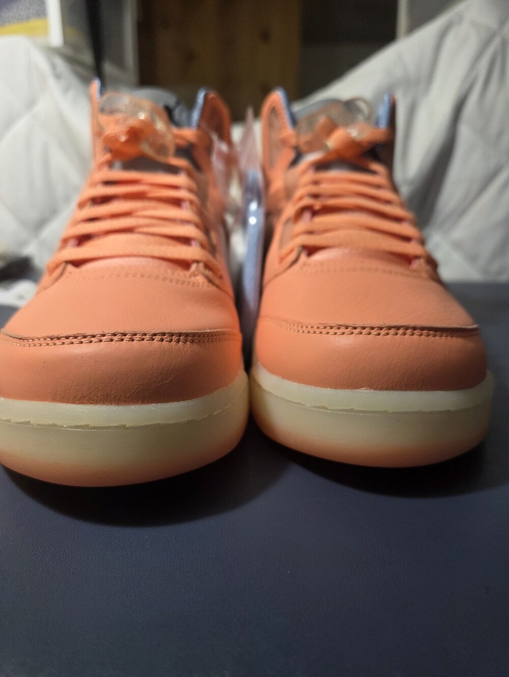Jordan 3 Retro "We The Best" Size 11m Vibrant Orange Low-Top Sneakers New